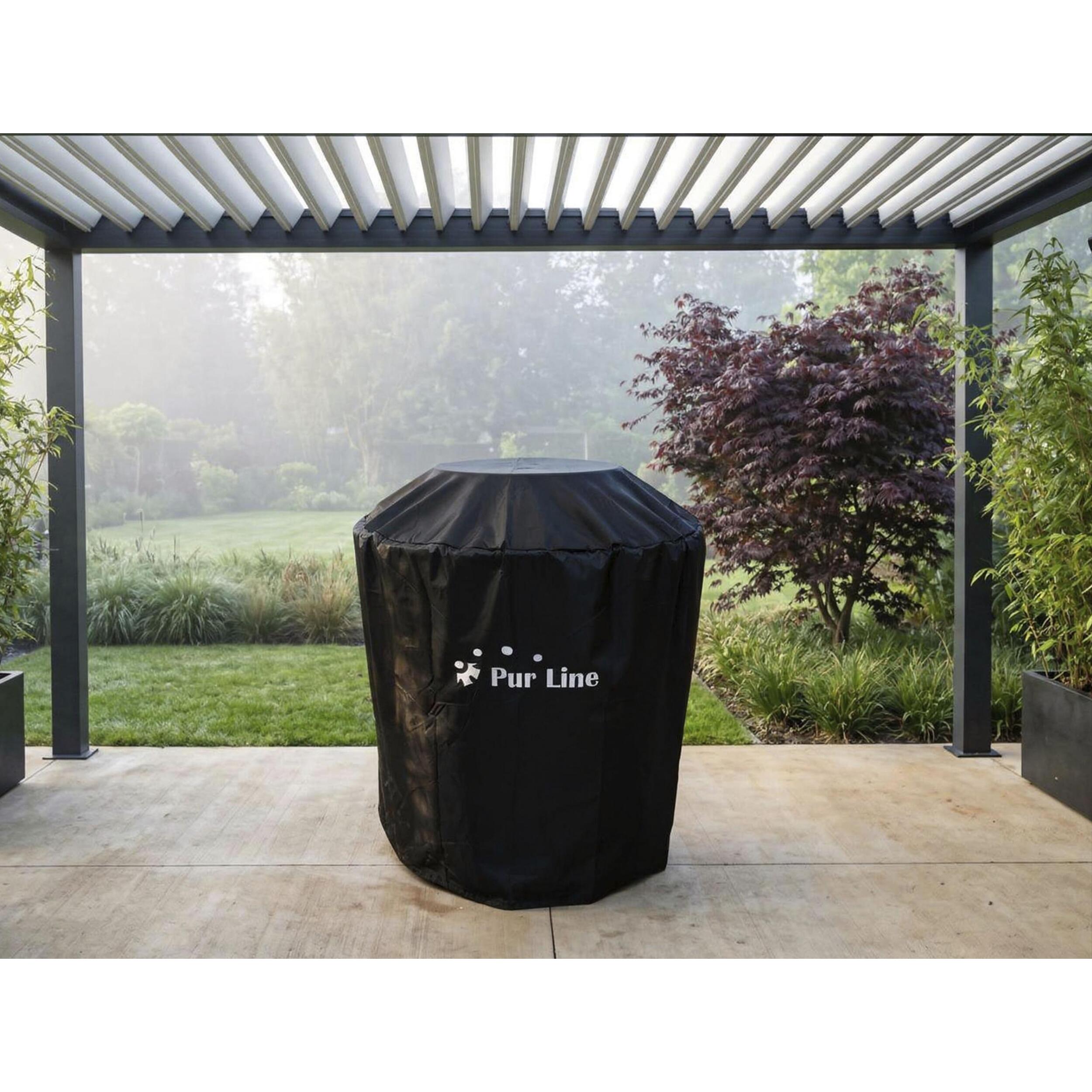 Barbecue rond avec plaque d'acier ronde et grille