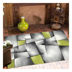 Tapis salon et chambre tissé motif géométrique RAHI