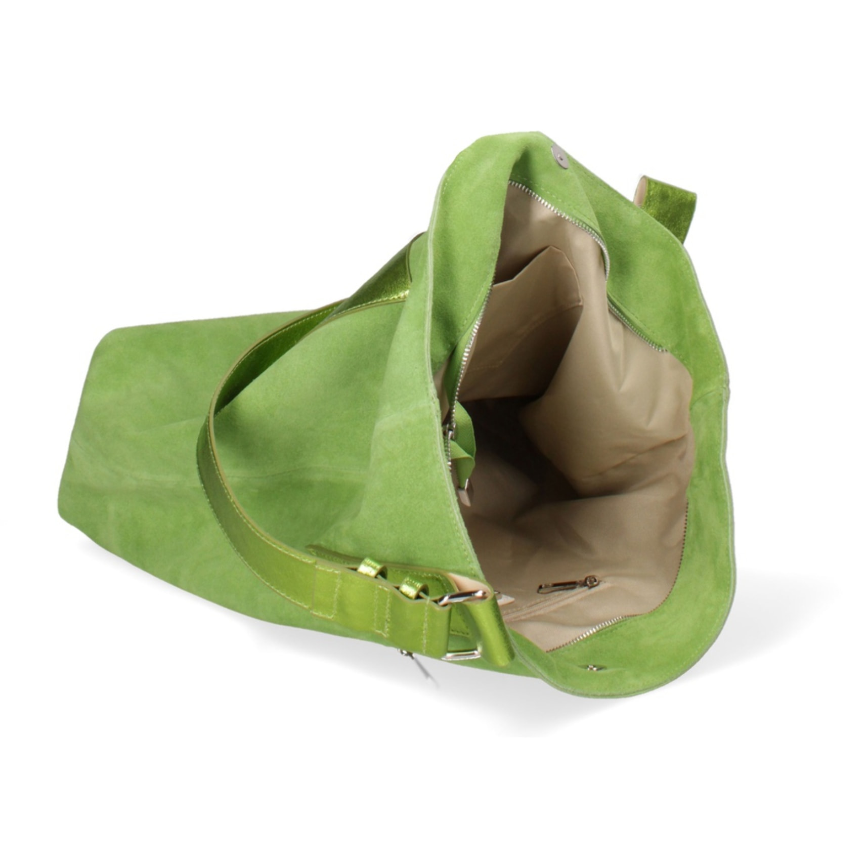 Borsa a spalla da donna - Modello False - Vera pelle - 33.0 x 40.0 x 15.0 cm