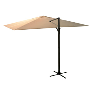 Ombrellone New Michigan Vacchetti in alluminio 2x3h2,55m sabbia