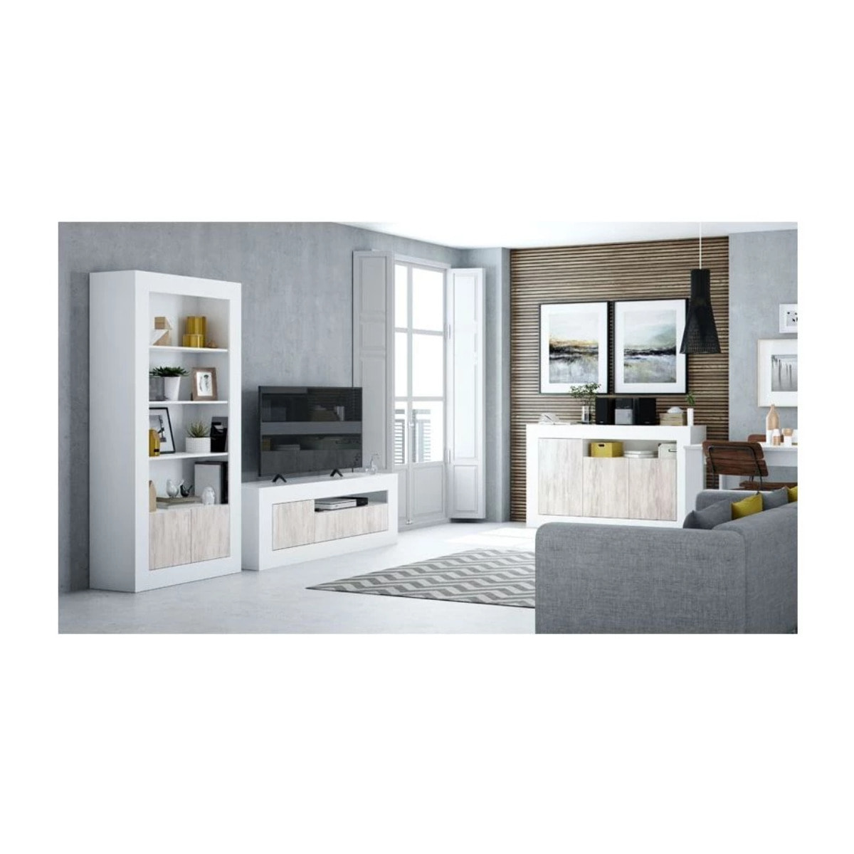 Aparador Baltik Blanco Artik (Blanco Mate) – Blanco Velho