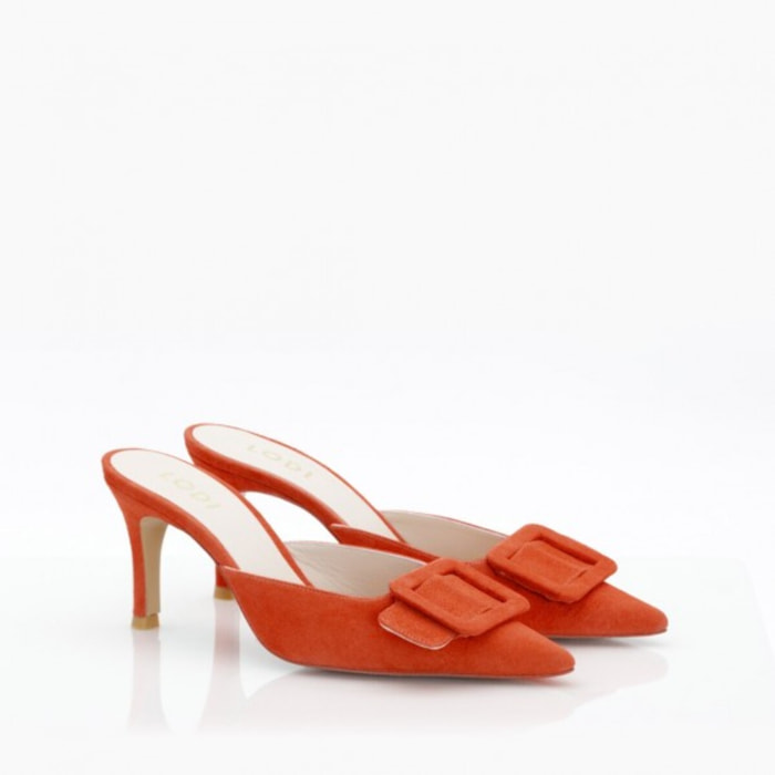 MULES NARANJAS ELIAN