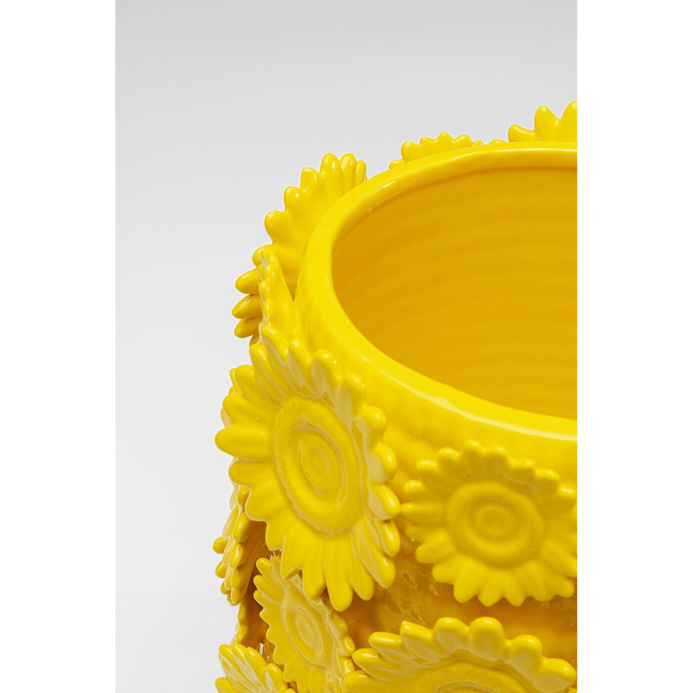 Vase tournesols jaunes Kare Design