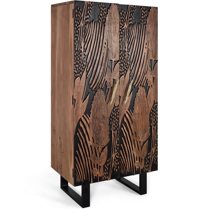 Armoire 2 portes 180x90x55cm