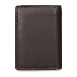 Portafoglio uomo vera pelle - Modello Astrea Prime - Casual - 9.0 x 13.0 x 2.0 cm