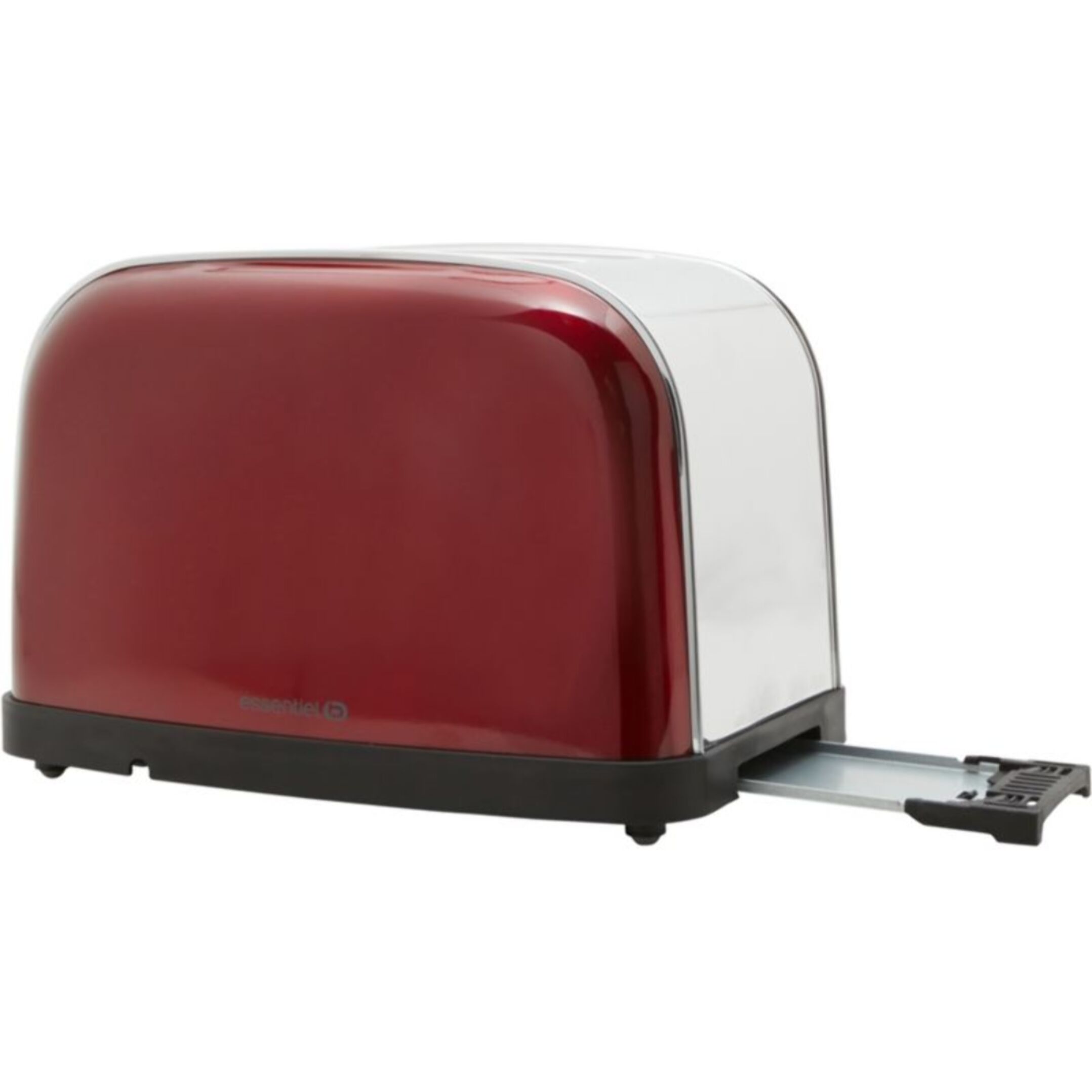 Grille-pain ESSENTIELB ETT 9R Memphis rouge inox