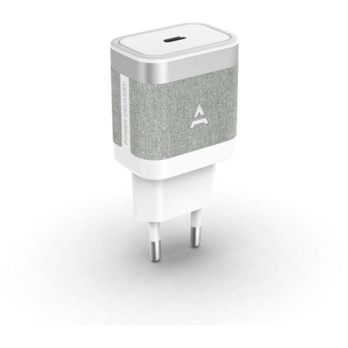 Chargeur secteur ADEQWAT 30W USB-C PowerDelivery Blanc