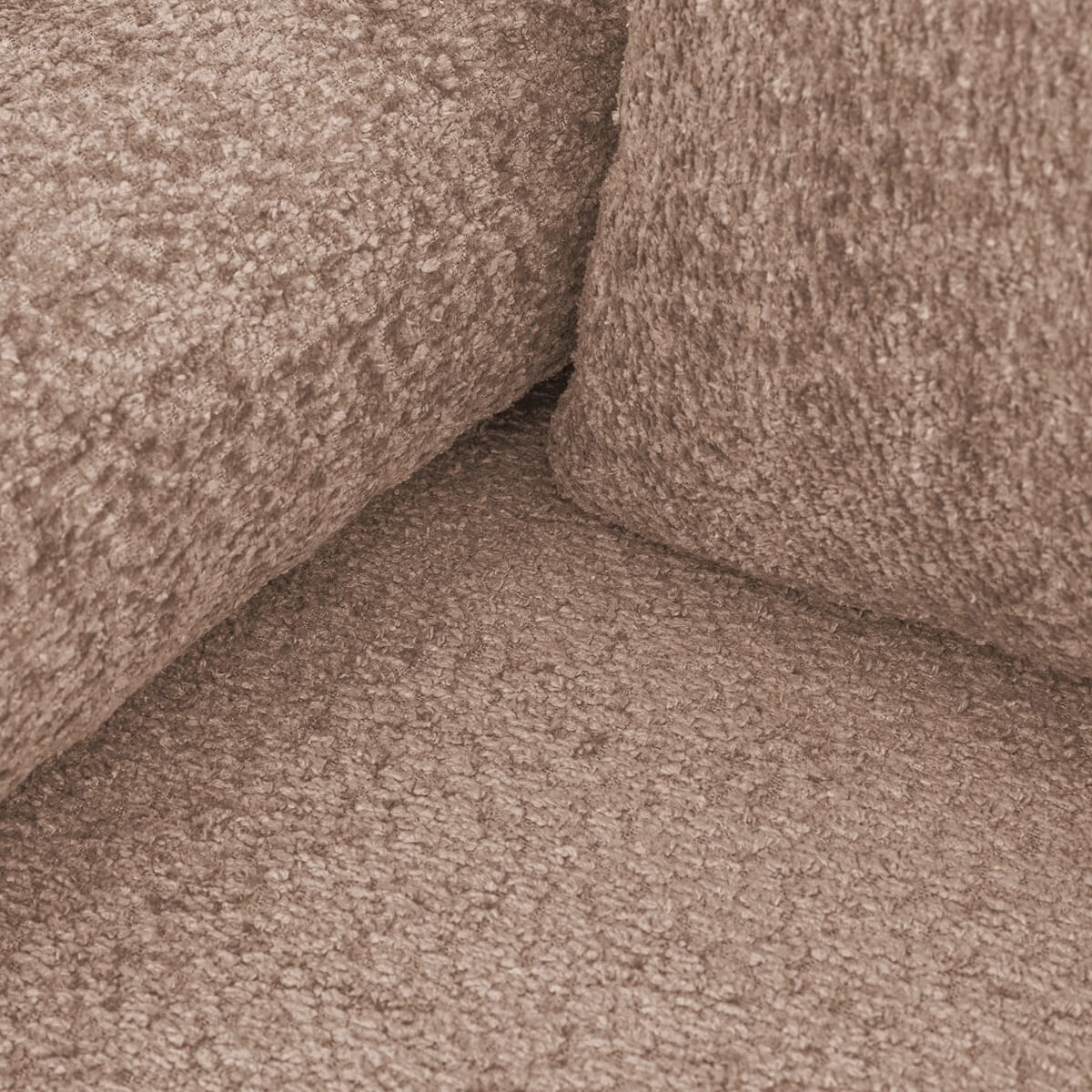 Canapé convertible 3 places en tissu bouclé - LARIA