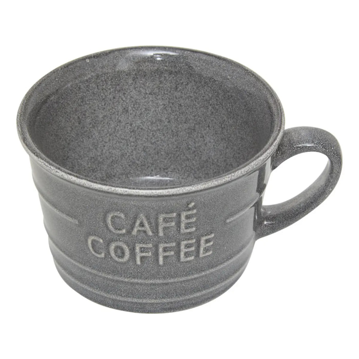 Tasse Café bleu gris 26cl