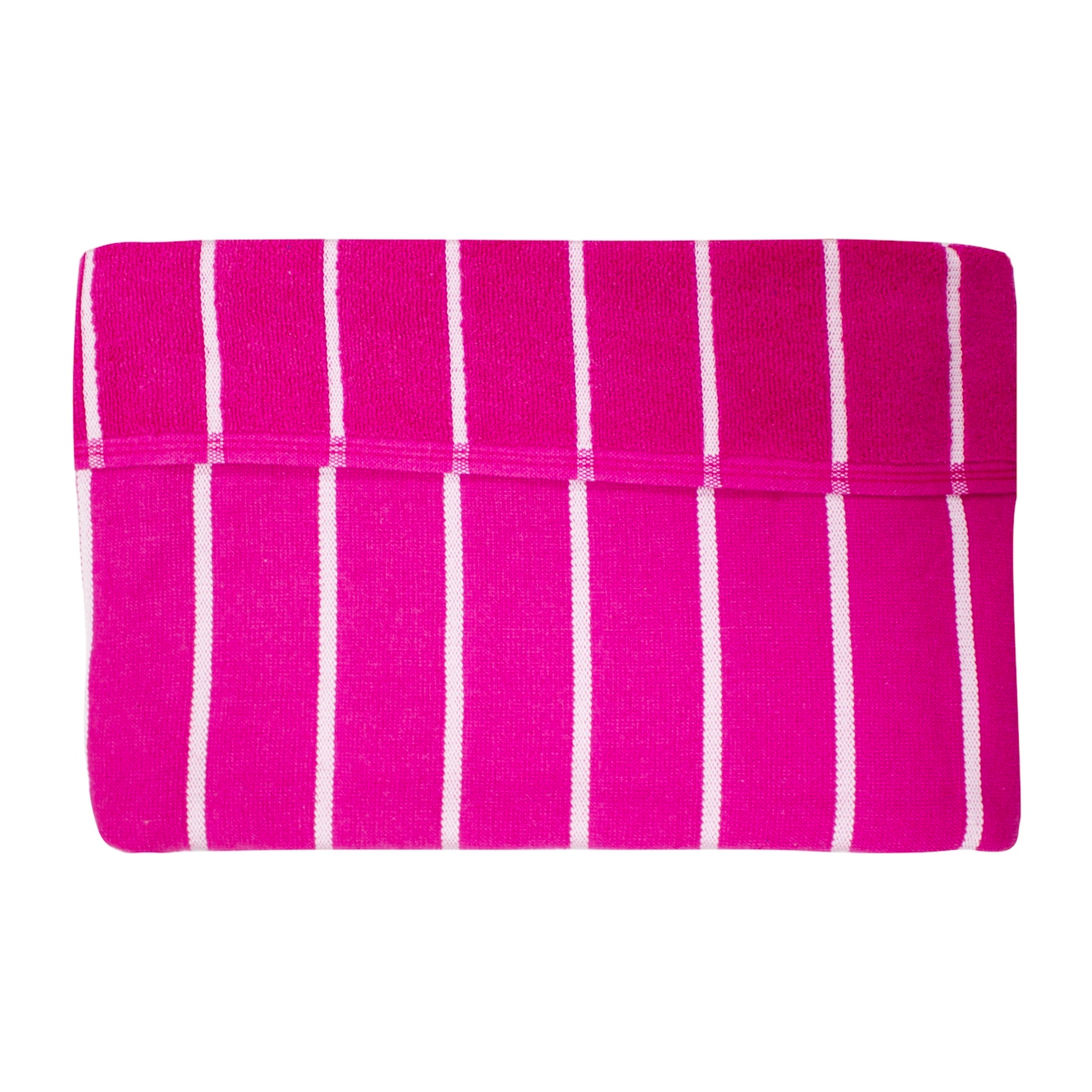 TELO MARE FUCSIA 90X170 CM IN SPUGNA DI COTONE SUPER ASSORBENTE