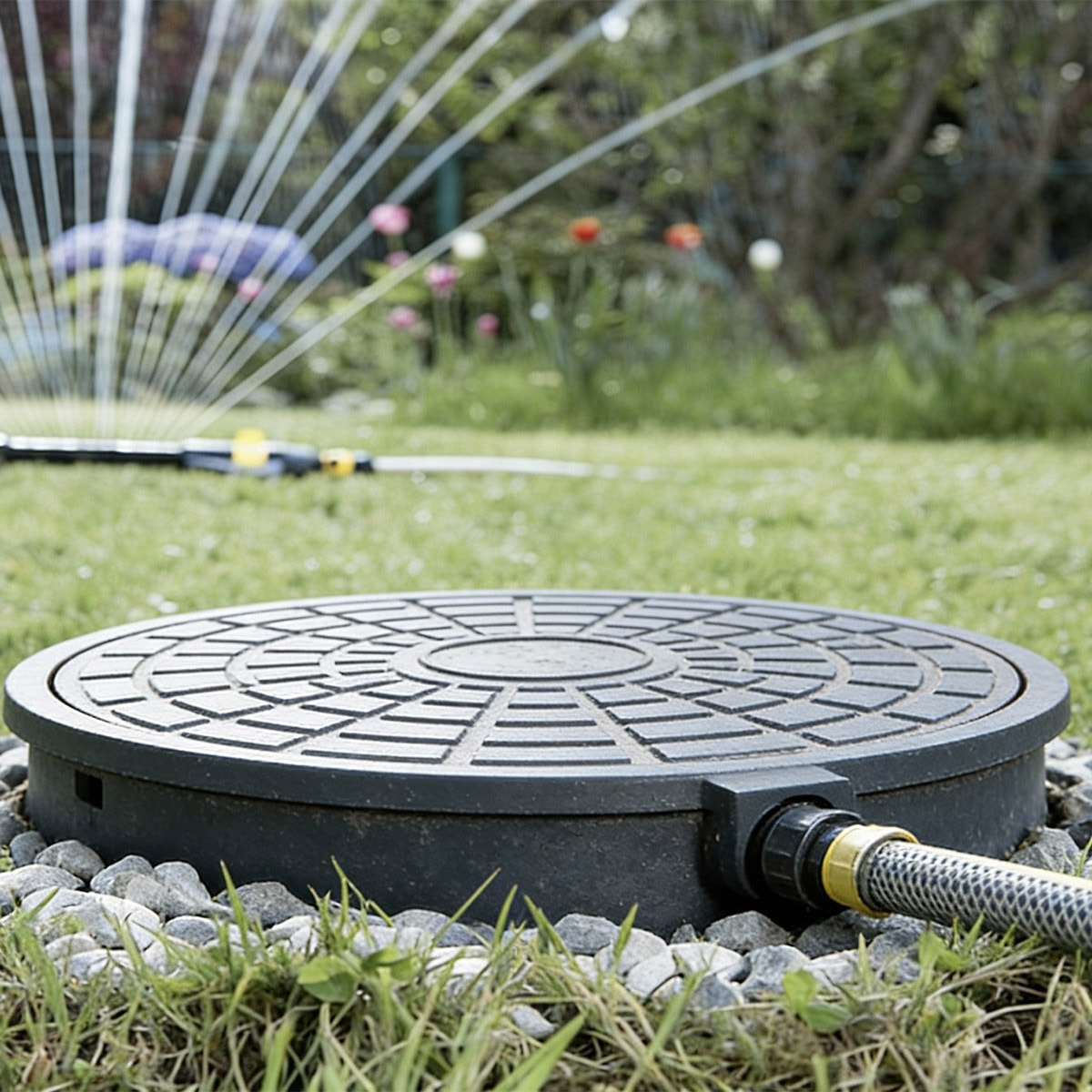 Bomba sumergible de 550 W con caudal máximo de 30 L/min y altura de bombeo hasta 50 m, ideal para aguas claras y pozos - GREENCUT BAS550C