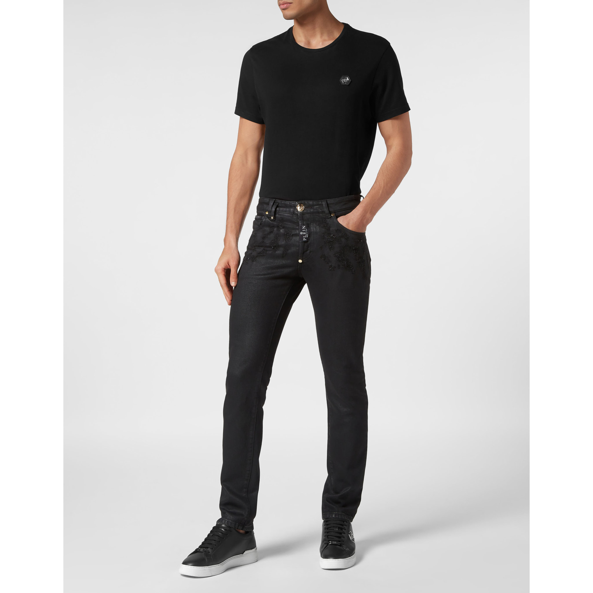 PHILIPP PLEIN Vaqueros de corte recto