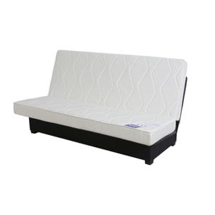 Matelas pour la banquette CC 130x190, ressort ensachés, ferme, H15