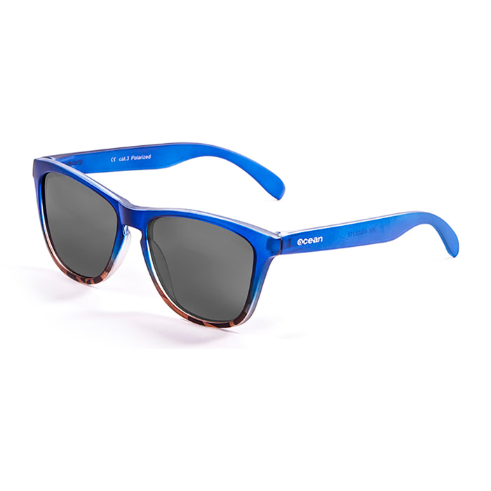 Gafas de sol OCEAN SEA - Azul oscuro arriba y carey abajo y / Ahumada gradual