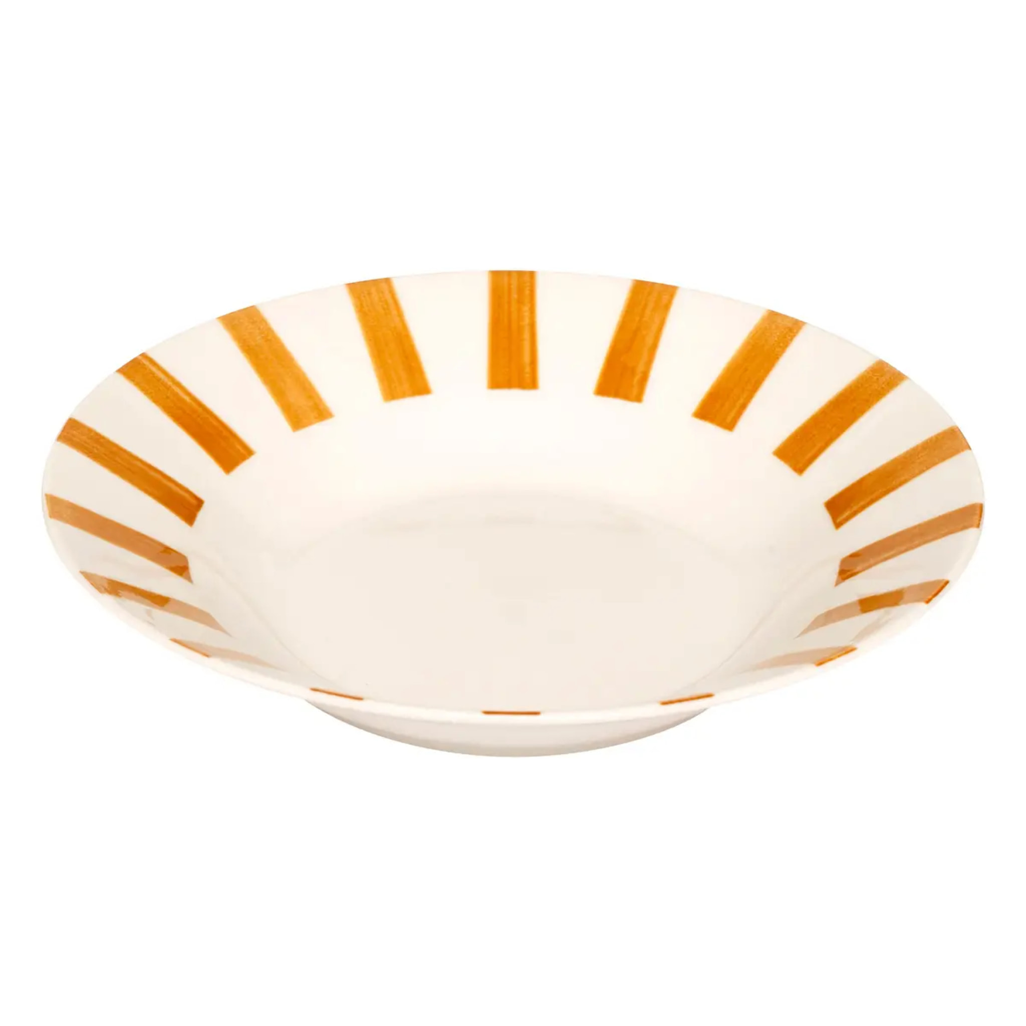 Lot de 6 assiettes creuse Cheri jaune D20,2xH4cm