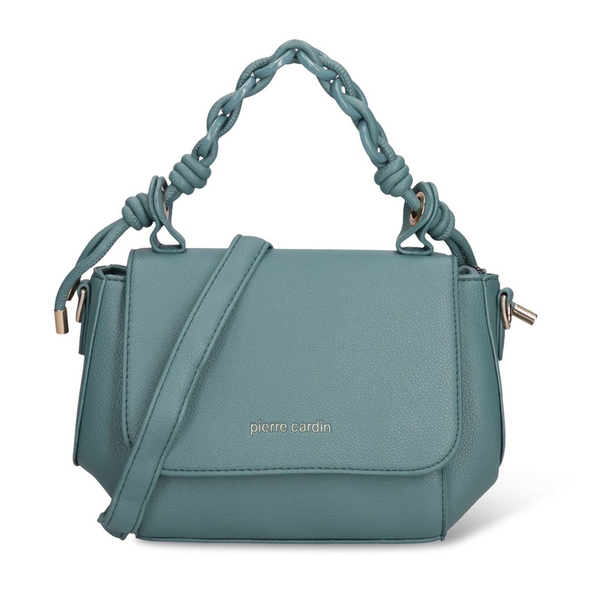 Borsa a mano da donna - Modello Celeste Chic - Pelle vegana PU - 25.0 x 15.0 x 11.0 cm