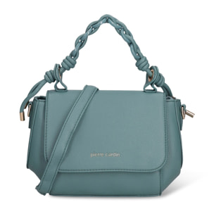 Borsa a mano da donna - Modello Celeste Chic - Pelle vegana PU - 25.0 x 15.0 x 11.0 cm