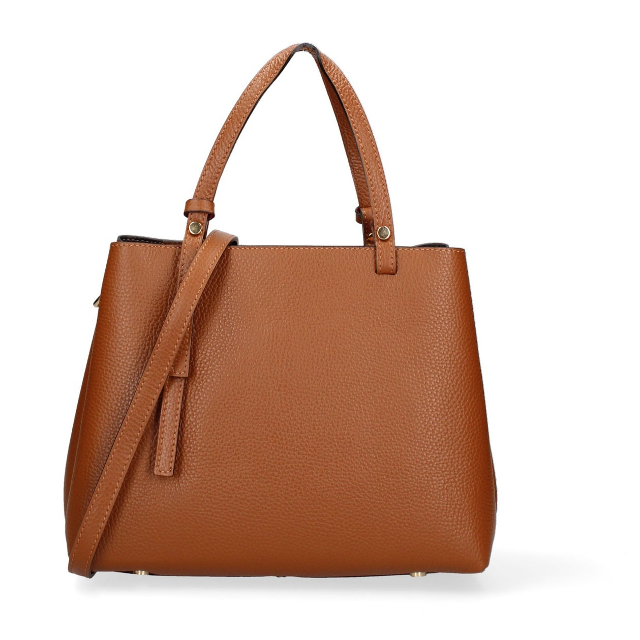 Borsa a mano da donna Made in Italy - Modello Novara Ultra - 100% pelle - 28.0 x 21.0 x 12.0 cm