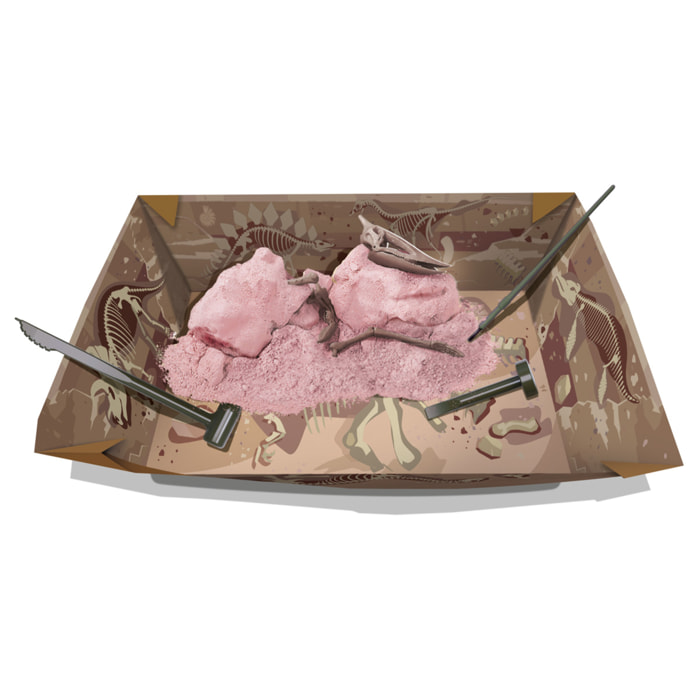 Scava e crea lo scheletro di un Pteranodonte