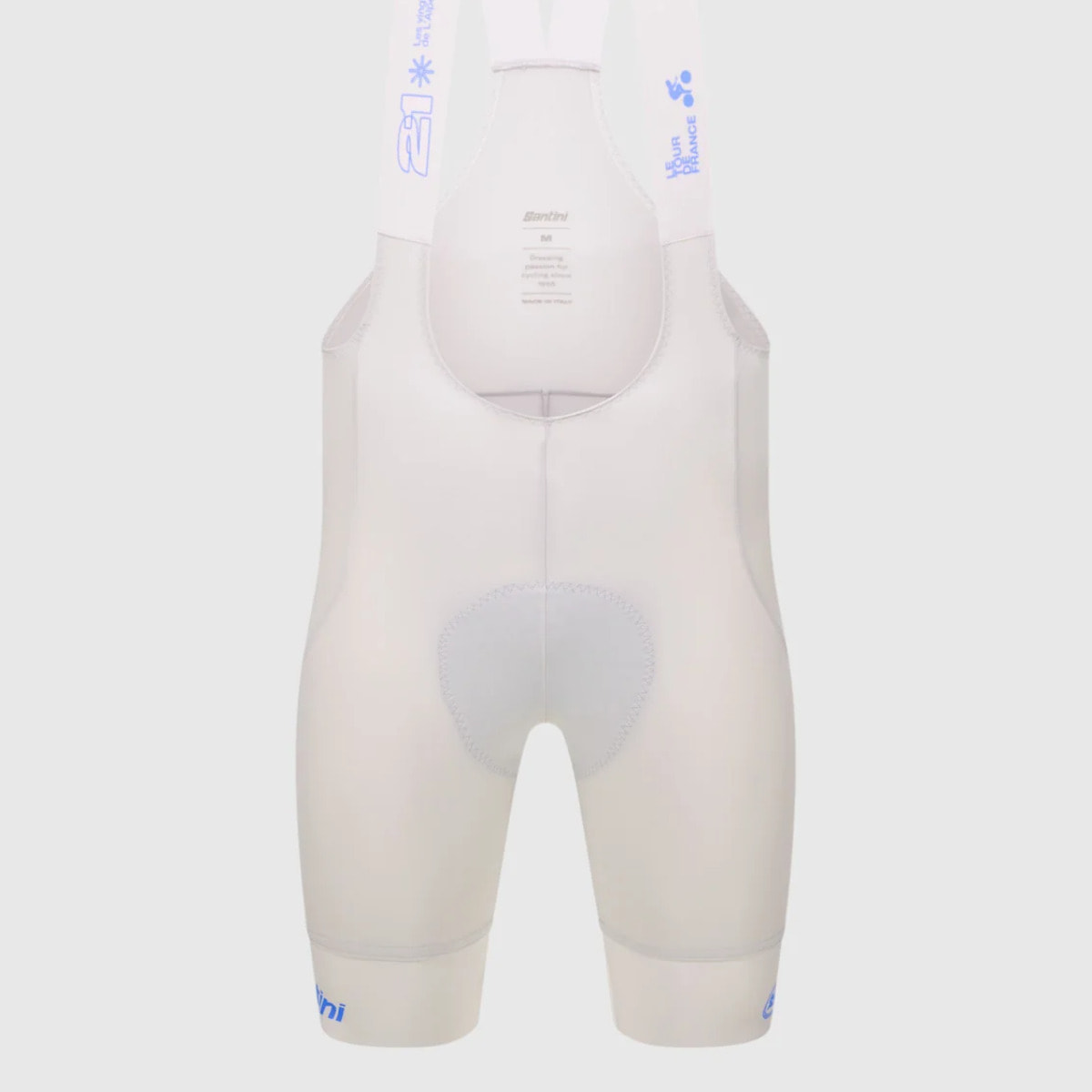 Tdf Alpe D'huez Men's Bib Shorts - Bianco Bianco
