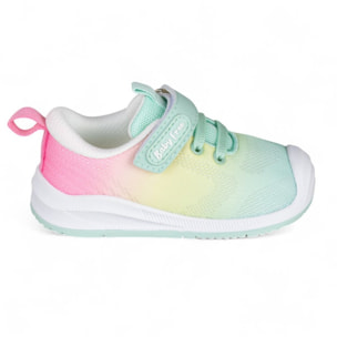 DEPORTIVA BAREFOOT BABY FREE TEXTIL ARCOIRIS