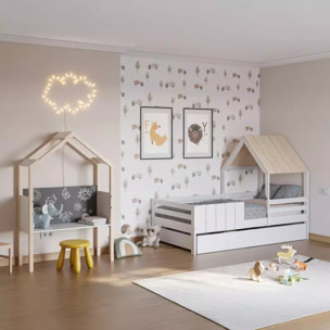 Cama cabaña Koti Blanco - Oak