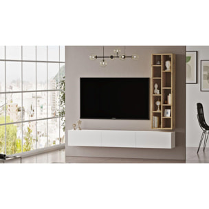 Mueble Para Tv Y Estantería Luvio