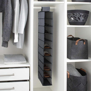 Organizador de Zapatos de 10 Estantes con Diseño Ligero y Resistente 30x15x120cm