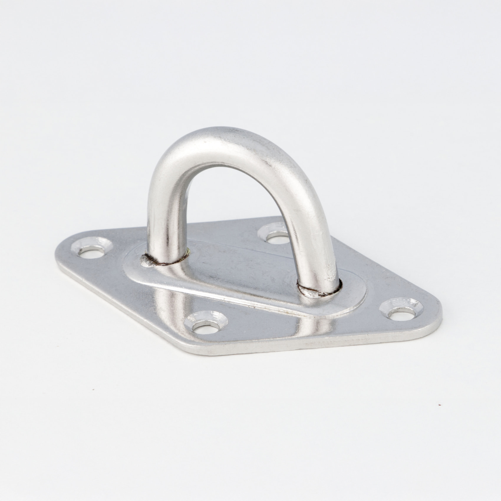 Pontet en inox 8 mm pour fixation voile d’ombrage - Argent
