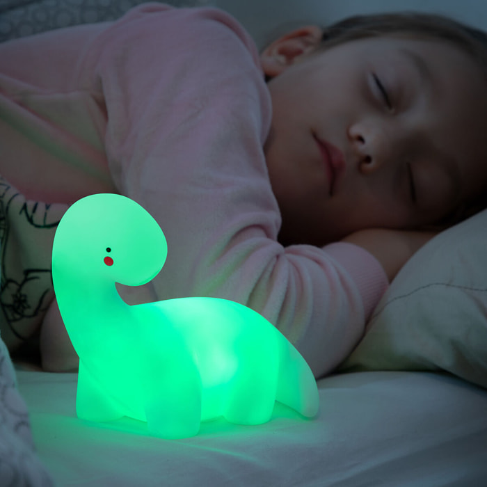 Lampe LED multicolore Dinosaure Lightosaurus InnovaGoods