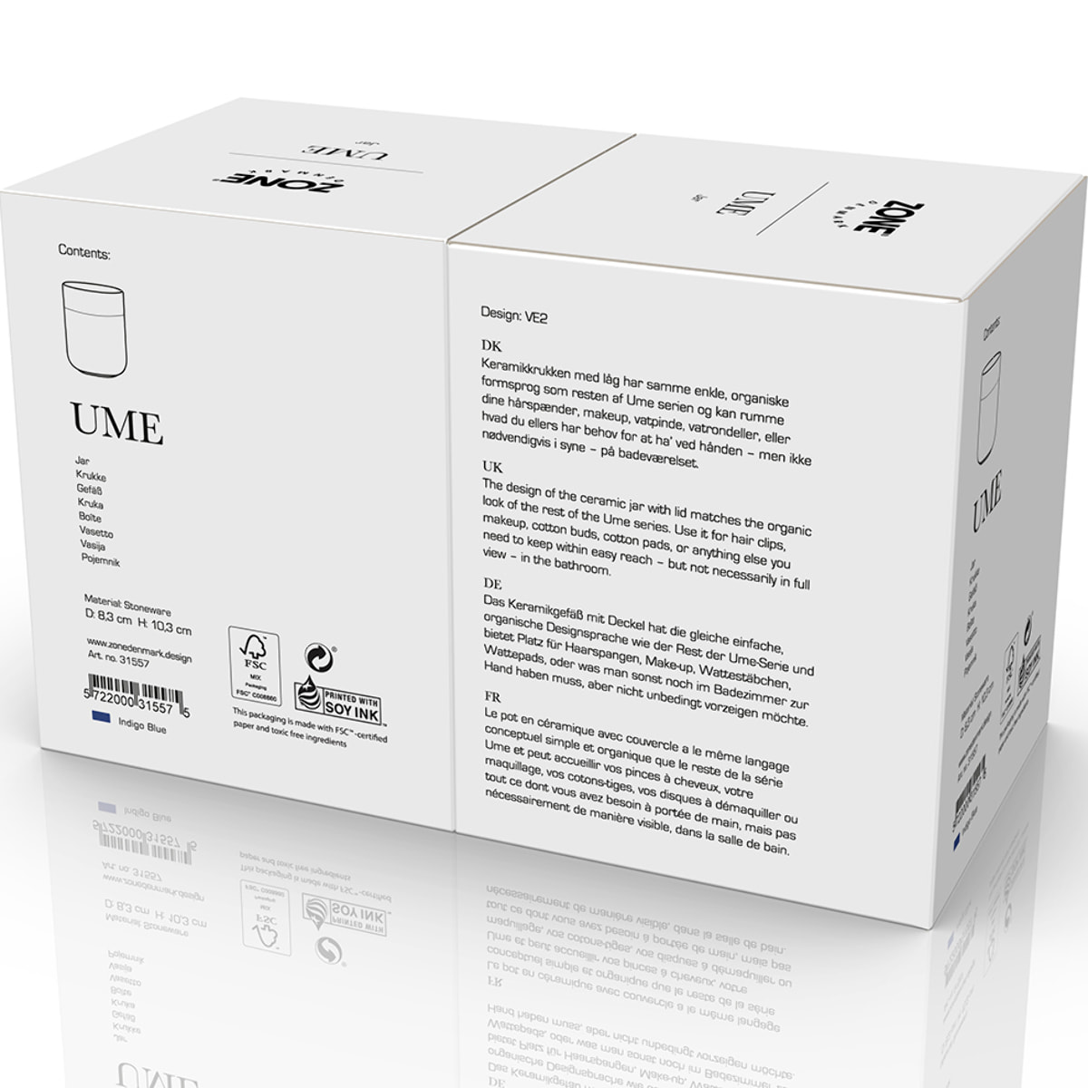 Pot avec couvercle Ume