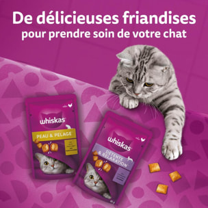 WHISKAS Aliment complémentaire Jeu Vitalité au poulet pour chat 8x45g