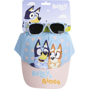 Gorra Set Gafas De Sol Bluey