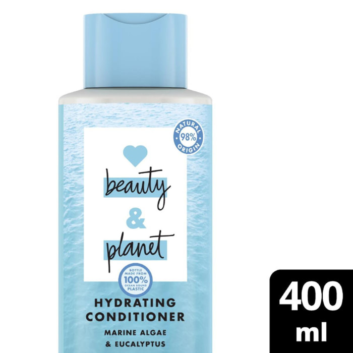 Pack de 3 - Love Beauty And Planet Après-Shampooing Femme Vague d'Hydratation 400ml