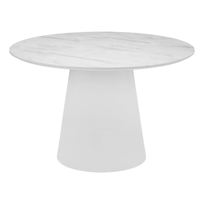 Table à manger 4 places Taquari blanc C120cm