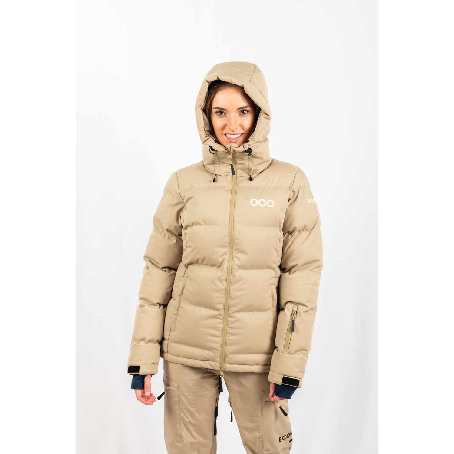 Chaqueta ECOThermo Insulated Jacket Women marca ECOON - Beige