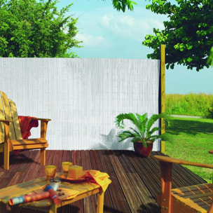 Cañizo Pvc Simple Cara Plasticane Blanco