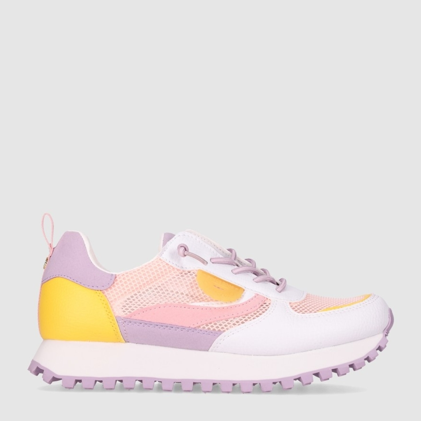 Deportivos de Tejido - Multicolor - Tacón: Bajo