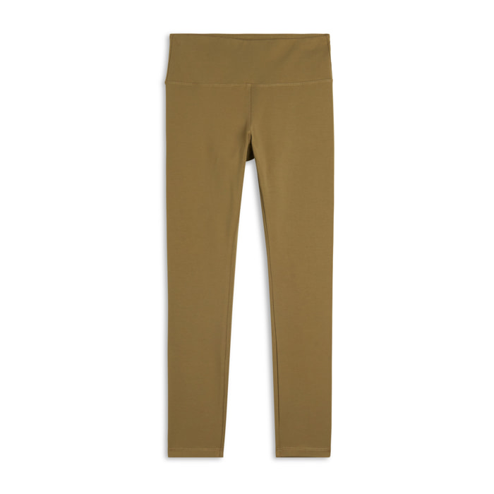 Leggings in cotone con vita alta e carré a cuore