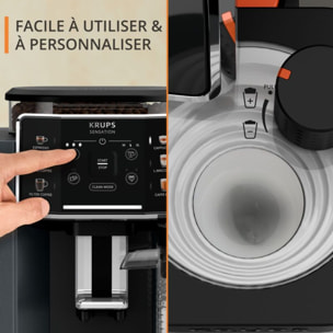 Expresso Broyeur KRUPS Sensation lait EA912HF1