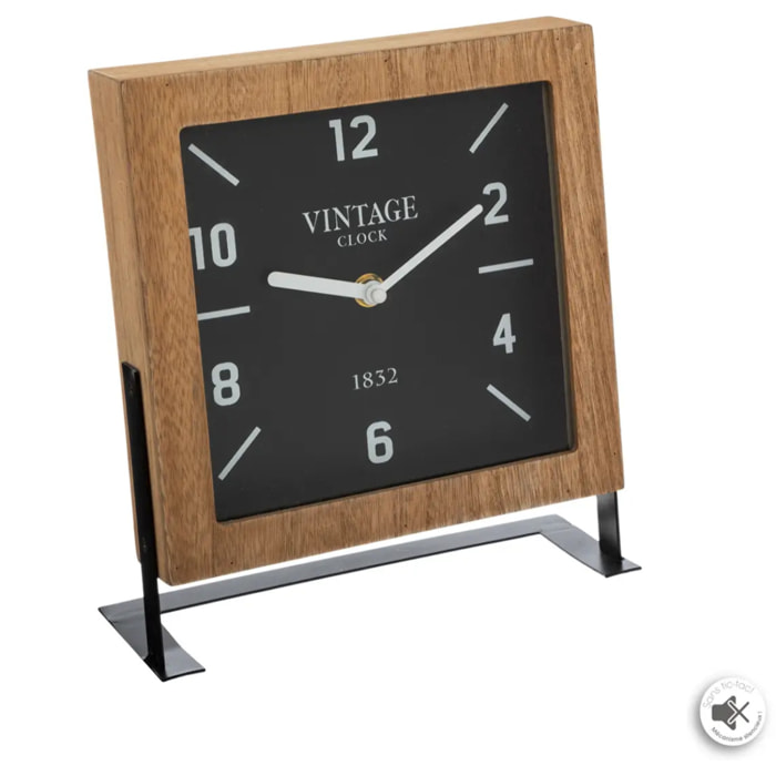 Horloge à poser métal H23cm