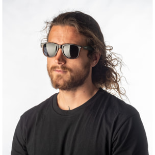 Occhiali da sole OCEAN BEACH WAYFARER - Frente carey e / Ahumada verde mate en el brazo