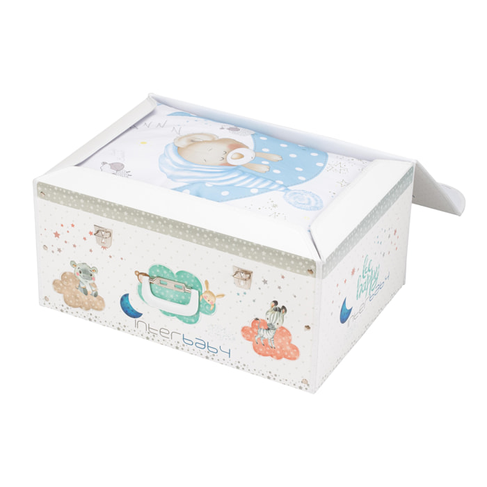 Set Textil Baúl y Funda Nórdica Bear Sleeping