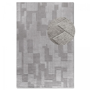Tapis salon, motif géométrique authentique, piena, tissé main