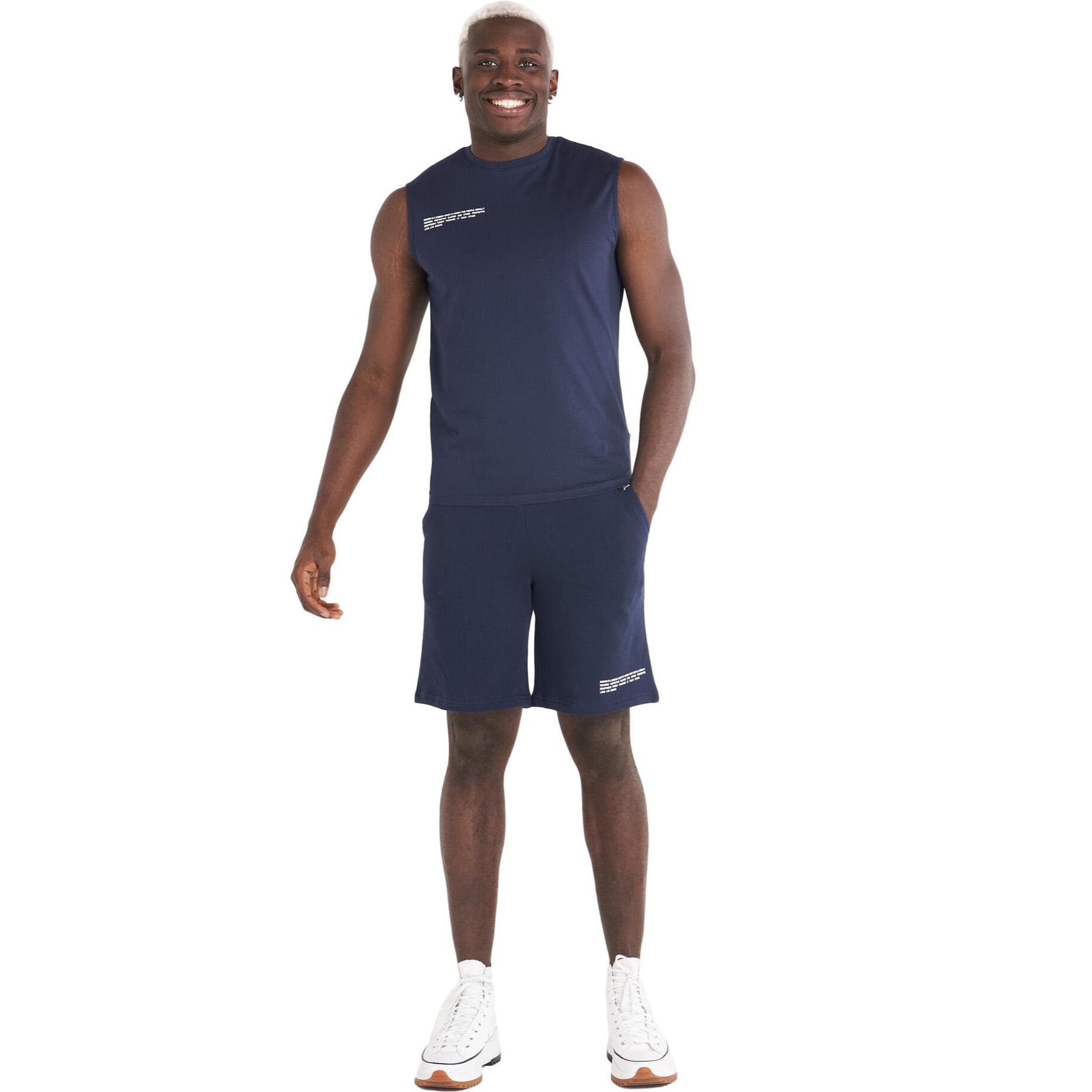 Camiseta de hombre Minimal de algodón orgánico sin mangas