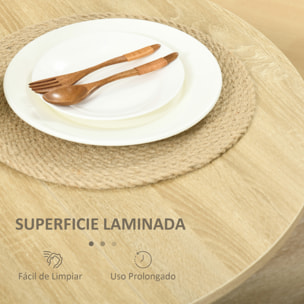 Mesa Plegable de Comedor Mesa de Cocina Plegable con 2 Alas Abatibles Mesa Plegable para 1-2 Personas 104x76x73,7 cm Roble