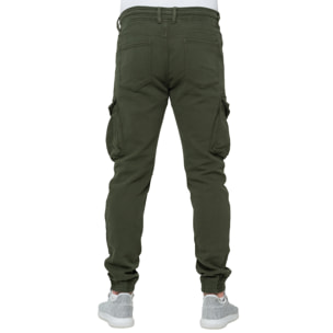 Pantalone cargo Hot Buttered Sandbar verde militare