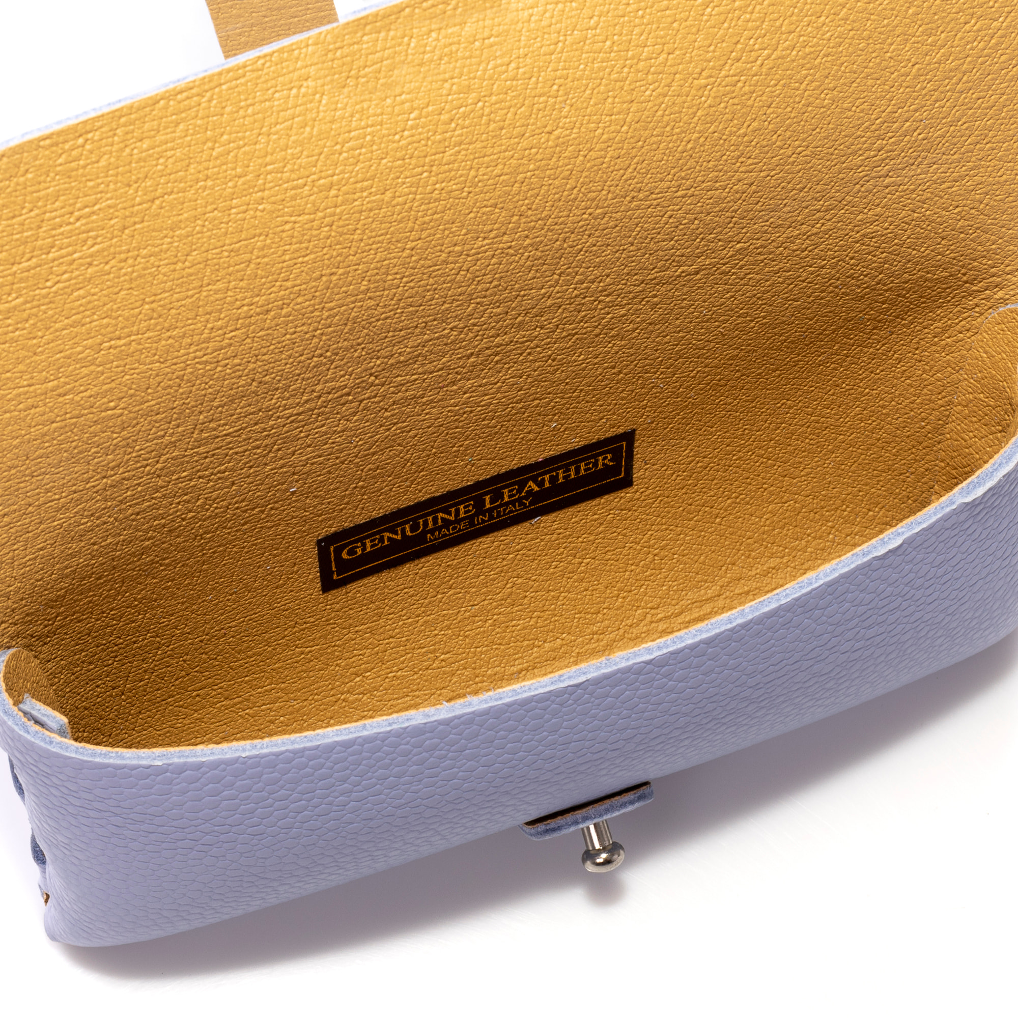 Argelato mini bolso de mano / cartera mujer. Piel auténtica Dollaro.