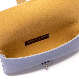 Argelato mini bolso de mano / cartera mujer. Piel auténtica Dollaro.