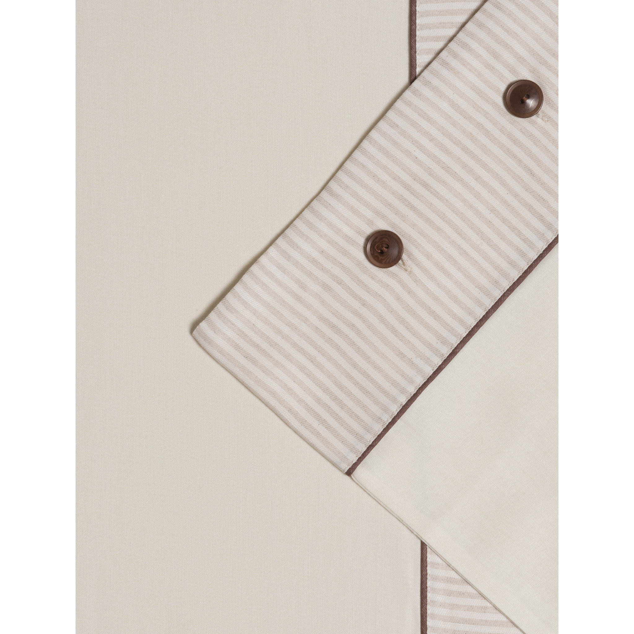Completo letto Naturale IPERSAN Puro Cotone Rigato
